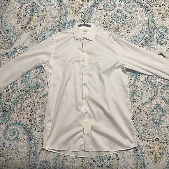 White Signature Dress Shirt (New) - Picture 2 of 2